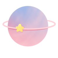 acquerello galassia Luna e sole png