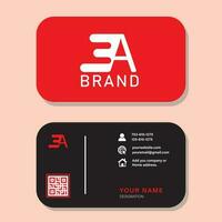 Business Card Template vector