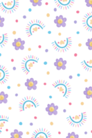 Background rainbow and fried egg png