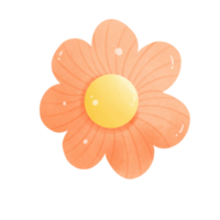 Flowers and animals elements png