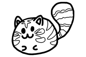 gatto, gattino, tigre cartone animato png