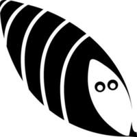 Fish Line Art Icon vector