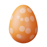3d icona uovo Pasqua giorno illustrazione concetto icona rendere png