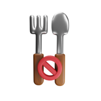 3d icon fasting day muslim object illustration concept icon render png