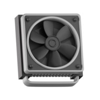 3d icon cpu fan component computer hardware illustration concept icon render png