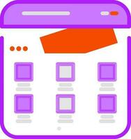 Desktop Folder Icon vector