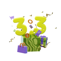 3d Symbol Datum 3 Kalender Illustration Konzept Symbol machen png