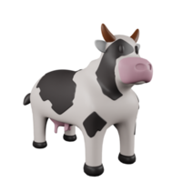 3d icon cow eid adha muslim object illustration concept icon render png