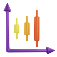 3d ikon stock Diagram data Graf illustration begrepp ikon framställa png