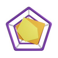3d icoon radar tabel gegevens diagram illustratie concept icoon geven png