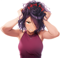 ai generiert - - Anime Mädchen - - transparent Hintergrund png