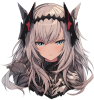 ai generiert - - Anime Mädchen - - transparent Hintergrund png