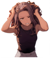 ai generiert - - Anime Mädchen - - transparent Hintergrund png