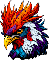 pollo gallo mascota con ai generativo png