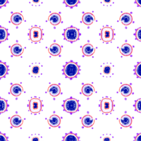 ikat geometrico ornamento. etnico elemento senza soluzione di continuità modello design per sfondo o sfondo. illustrazione png