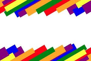 LGBT rainbow pride stripe background with copy space. color symbol for pride month.vector illustration. vector