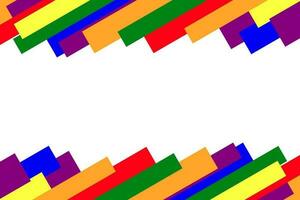 LGBT rainbow pride stripe background with copy space. color symbol for pride month.vector illustration. vector