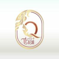 logotype design Thai art style vector