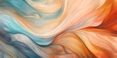 Dynamic curved lines with fluid flowing waves and curves. Abstract background. photo