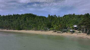 Fishing Village On The Ocean On The Island Of Palawan, Philippines video