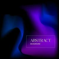 Abstract background template dark design blue violet gradient color on black vector