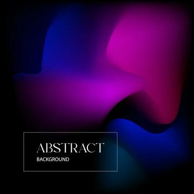 Abstract background template dark design neon blue and pink gradient color on black