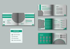 Awesome landscape brochure or profile design for your business or company vector