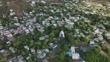 Trou D'eau Douce Village Top View, Mauritius video