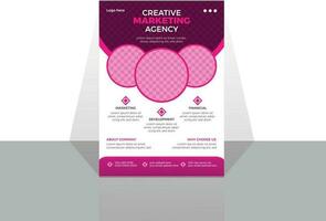 Business abstract vector template for Flyer.