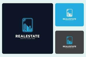 Real Estate Logo Design Template vector