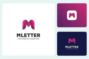 M Letter Logo Design Template vector