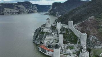 Golubatskaya Fortress On The Coast The Danube, Serbia video