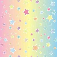 Seamless colorful stars pattern for your baby set on a colorful background. Happy child vector