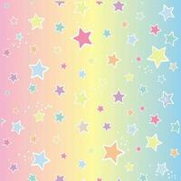 Seamless colorful stars pattern for your baby set on a colorful background. Happy child vector