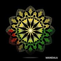 mandala modelo para textil a impresión Listo vector