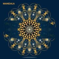 Mandala template for textile to print ready vector