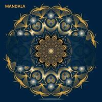 mandala modelo para textil a impresión Listo vector