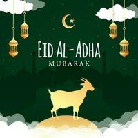 Vector Islamic Eid al Adha background elegant concept