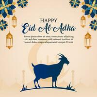 Vector Islamic background for Eid al-Adha celebration