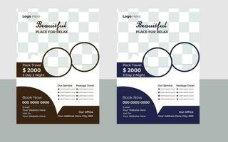 Traveling Flyer Template Pro Vector