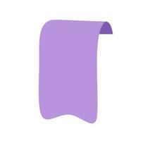 Lilac ribbon banner marker icon, Web design element. Hand drawn vector illustration. Place for your text for business, greeting card and holidays copy space