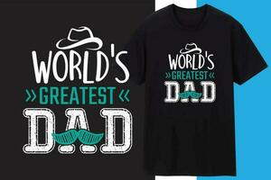 Father Or Dad T shirt Design , Typography Design vector