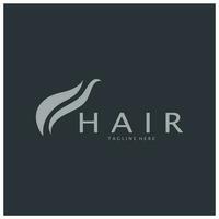 logotipo de tratamiento de cabello logotipo de trasplante de cabello, ilustración de diseño de imagen vectorial de logotipo de eliminación vector