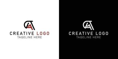 Letters abstract logo Initials A. monogram logo concept. simple design editable. vector illustration