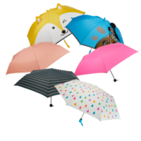 umbrella set isolated transparent background png