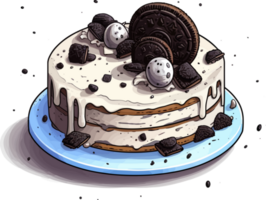 Cartoon Cake , illustration, Cute Design png
