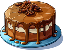 Cartoon Cake , illustration, Cute Design, Tshirt png