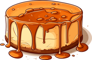 cartone animato torta , illustrazione, carino design png