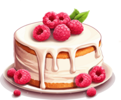 cartone animato torta , illustrazione, carino design png