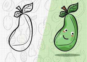 dibujos animados estilo mango ilustración vector